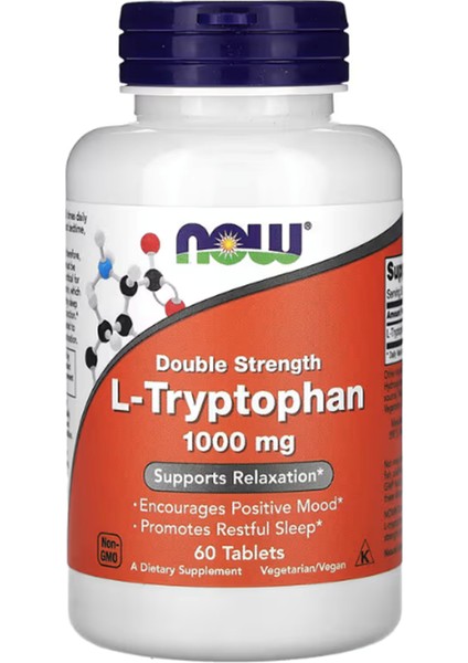 Foods L-Tryptophan Double Strength 1 000 Mg 60 Tablet usa Menşei