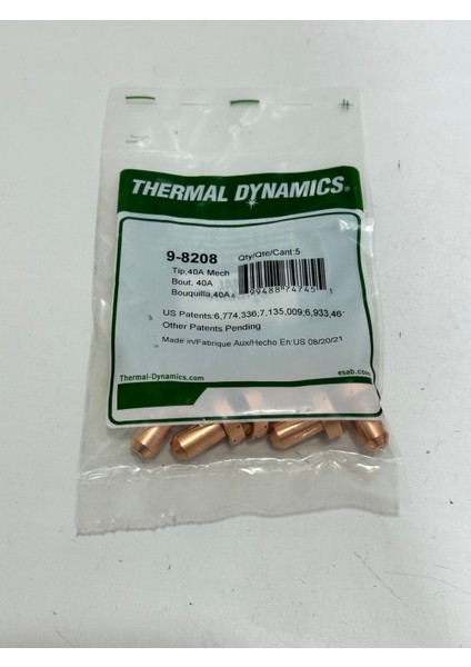 Thermal Dynamics 9-8208 Plazma Nozzle 40 Amp