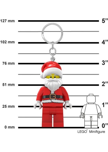 Minifigures KE189H Santa LED Key Chain modelleri