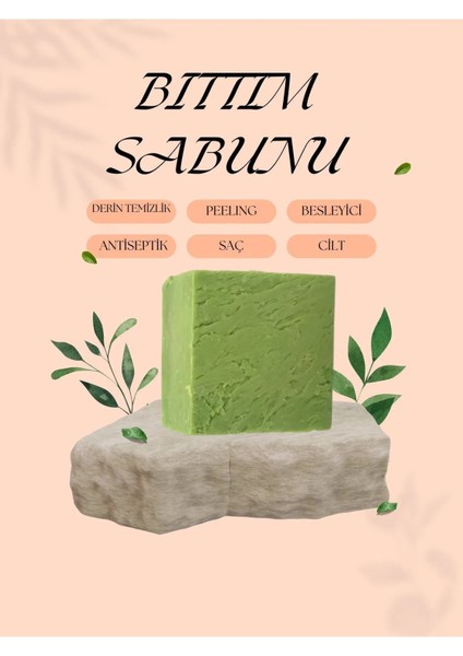 Yüzde 100 Siirt Bıttım Sabunu 6 Adet 1kg.