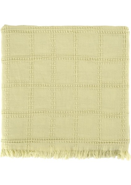Vesemir Sarı Pamuk Throw 130*170 Cm