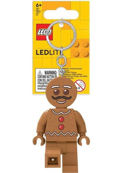 Minifigures KE182H Gingerbread Man LED Key Chain