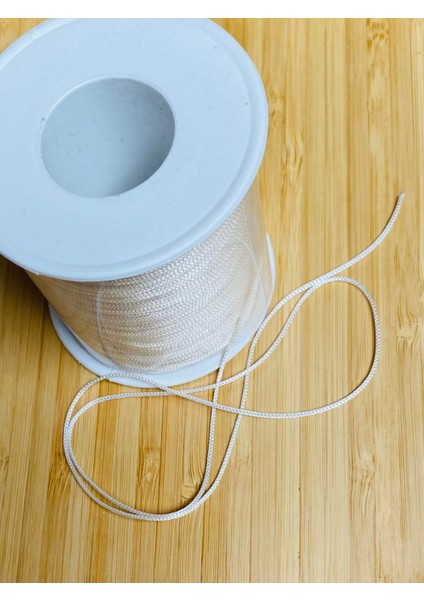 08 mm Açık Bej Rengi Paraşüt Ipi 100 Metre. fiyatları
