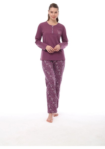 Pijadore 1551 Uzunkollu Pijama Mevsimlik