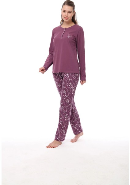 Pijadore 1551 Uzunkollu Pijama Mevsimlik