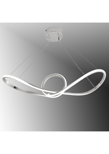 TT002-KR Tt Aydınlatma Papyon Modeli Krom Kaplama LED Avize