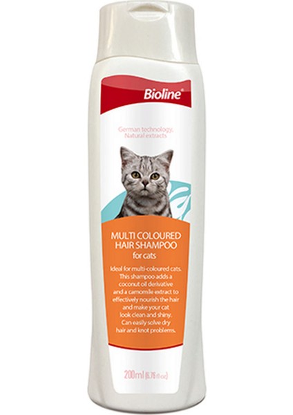 Kedi Şamp Çok Renkli Kediler Için 200 ml 13