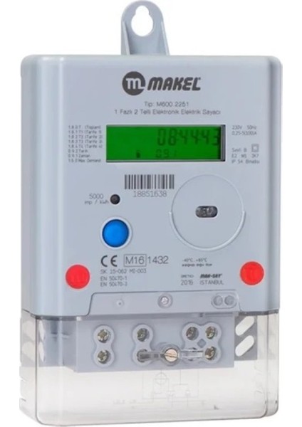 Monafaze Elektrik Sayacı