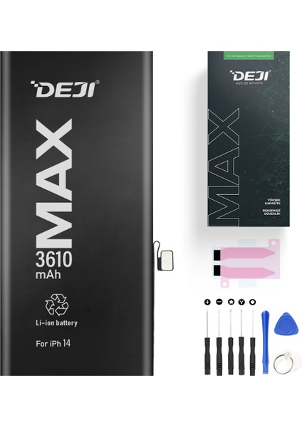 iPhone 14 Uyumlu Mucize Batarya 3610MAH