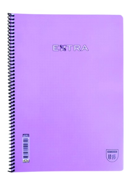Çizgisiz 96 Yaprak Spiralli Defter Plastik Kapak A4 Boy