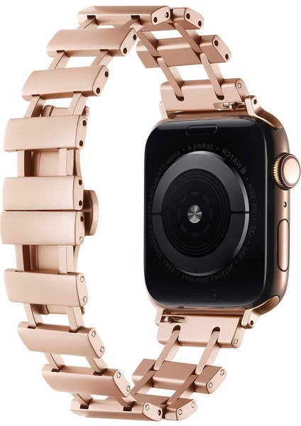 Apple Watch Uyumlu 7 41MM Krd-96 Metal Kordon