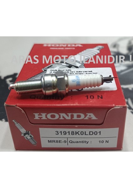 Honda Dio 110 Buji Orjinal Servis Kodlu MR8E-9 Ngk Tüm Yıllara Uygun -Arasmoto fiyatları