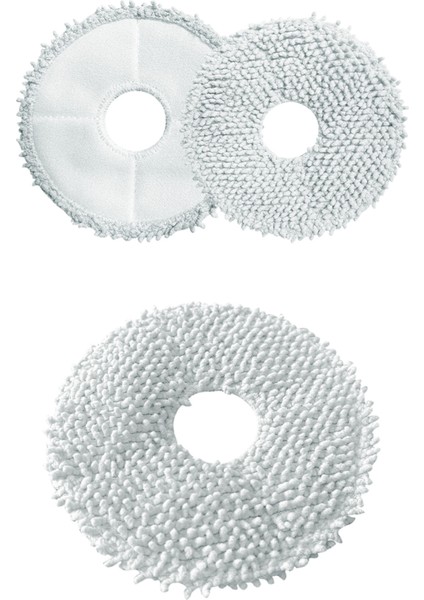 Xiaomi Robot Vacuum S10 Plus (S10+,B105) Uyumlu Mop Ana Fırça Yan Fırça Seti fırsatları