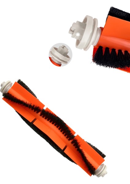 Xiaomi Mi Vacuum Mop 1C Uyumlu Ana Fırça Yan Fırça Seti