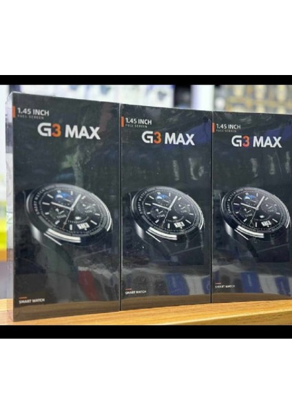 G3 Max Akıllı Saat Siyah Renk
