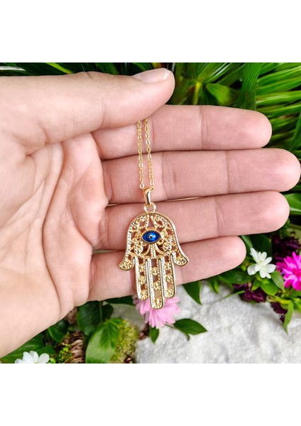 Fatma Ana Eli Figürlü Gold Kolye Gold Zincir Kolye Hediyelik Eşya Sevgili Kolye Sevgiliye Özel Hediye modelleri