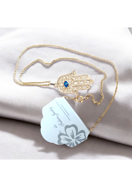 Fatma Ana Eli Figürlü Gold Kolye Gold Zincir Kolye Hediyelik Eşya Sevgili Kolye Sevgiliye Özel Hediye fırsatları