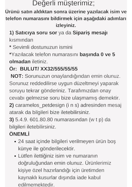 Kişiye Özel Isimli- Künyeli Orta ve Büyük Irk Ayarlanabilir Köpek Boyun Tasması 2,5 cm