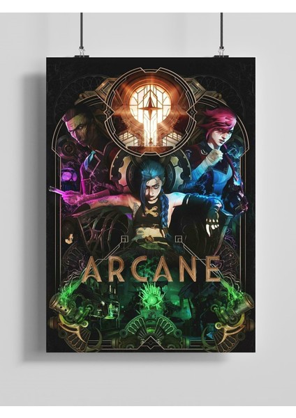 Arcane Dizi Film Posteri - Çerçevesiz Parlak Fotoğraf Kağıdı