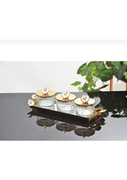 3 Lü Tepsili Reçellik Set