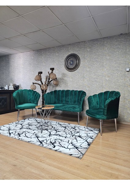 Krom Ayaklı Papatya Çay Seti, modelleri