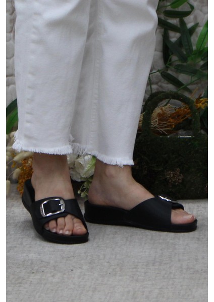 Oliva-8 Siyah Rahat Ortapedik Kadın Terlik fiyatları