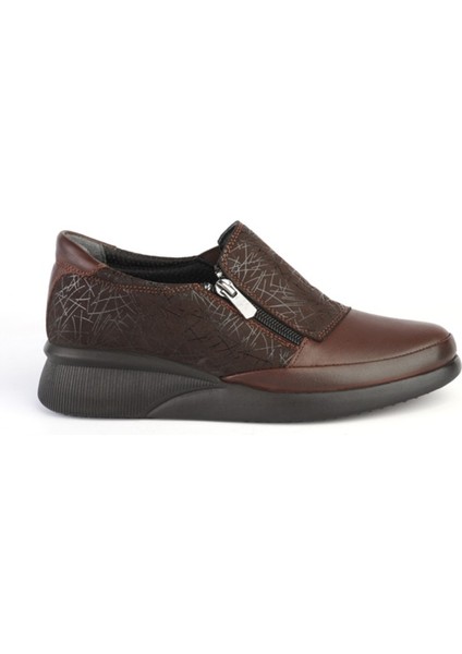 Kadın Deri Dolgu Topuk Comfort Ayakkabı modelleri