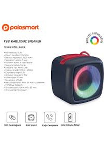 FS81 Kablosuz Speaker