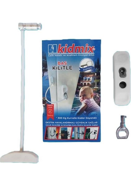 Çelik Halatlı Kablolu Pvc Kapı Pencere Emniyet Hırsız Çocuk Güvenlik Kilidi 3 Adet fiyatları