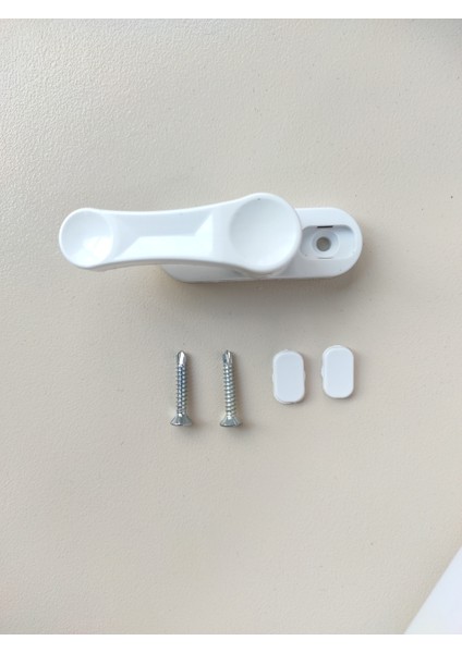 Pvc Pimapen Pencere Cam Balkon Kapısı Güvenli Emniyet Kilidi Çocuk Emniyet Mandalı 5 Adet (Plastik)