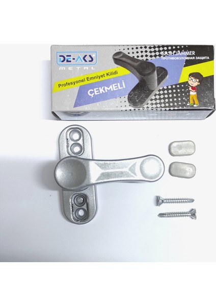 Pvc Pimapen Pencere Cam Balkon Kapısı Güvenli Emniyet Kilidi Çocuk Emniyet Mandalı METAL 1 ADET fiyatları