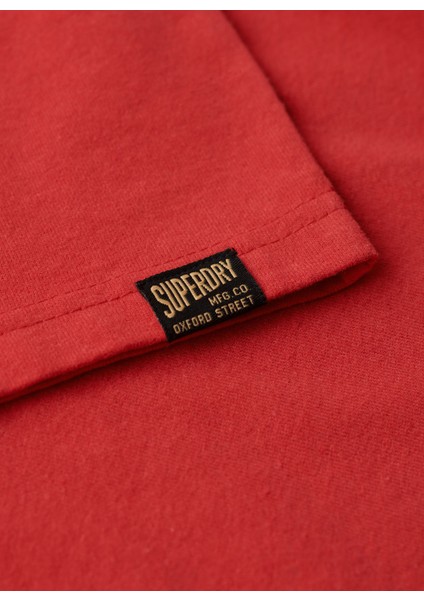 Bisiklet Yaka Baskılı Kırmızı Erkek T-Shirt M1011895A9QZ_CLASSIC Vl Herıtage T indirimleri