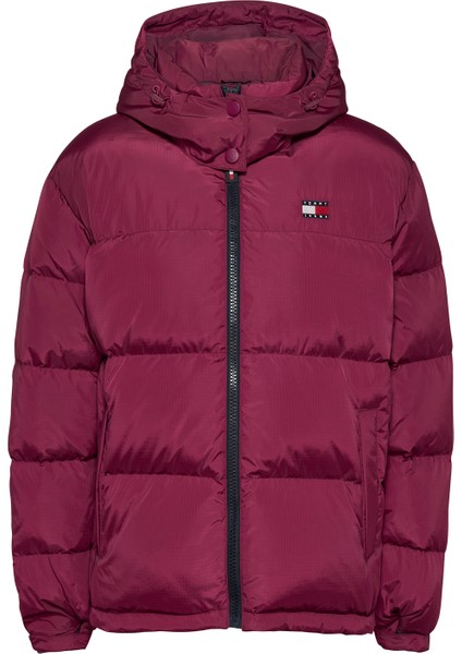 Tommy Jeans Bordo Kadın Şişme Mont Tjw Alaska Puffer Ext