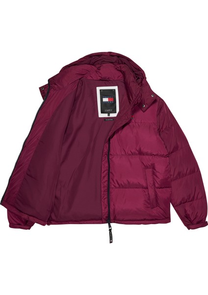 Tommy Jeans Bordo Kadın Şişme Mont Tjw Alaska Puffer Ext