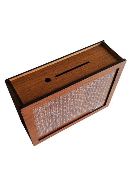 Ahşap Para Biriktirme Kumbarası 10.000 Tl Kapasiteli Parabaks Işaretlenen Kumbara fırsatları