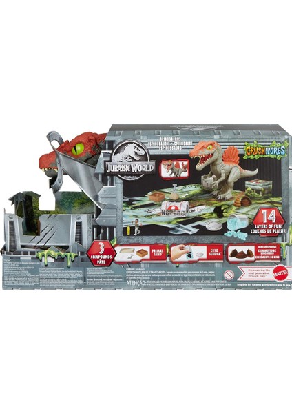 Jurassic World Crushivores Serisi Kafes Oyun Seti HTP71
