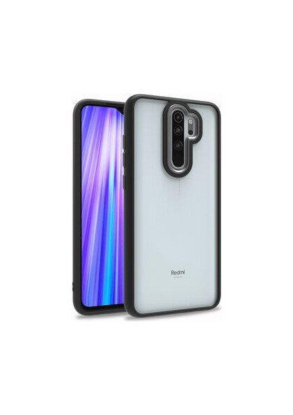 Xiaomi Redmi Note 8 Pro Uyumlu Inci Kılıf Kenarı Silikon Arkası Sert P.c Zore Flora Kapak