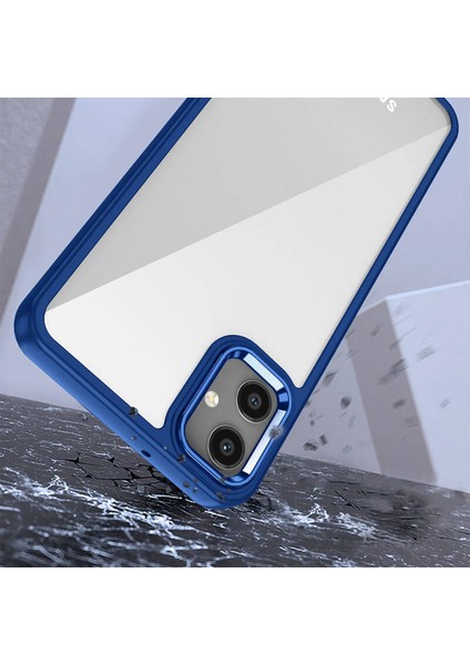 Galaxy A05 Uyumlu Inci Kılıf Kenarı Silikon Arkası Sert P.c Zore Flora Kapak