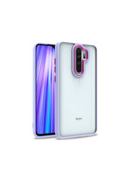 Xiaomi Redmi Note 8 Pro Uyumlu Inci Kılıf Kenarı Silikon Arkası Sert P.c Zore Flora Kapak