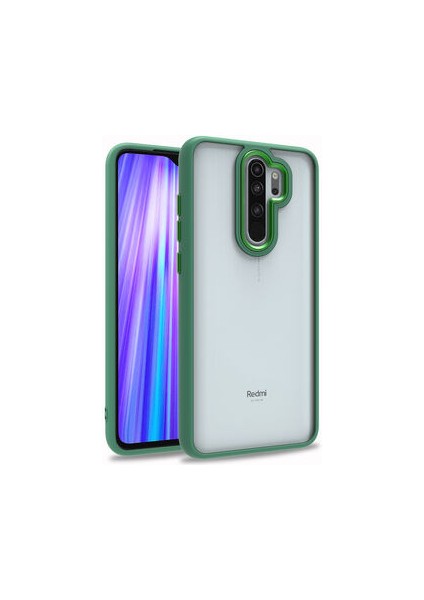 Xiaomi Redmi Note 8 Pro Uyumlu Inci Kılıf Kenarı Silikon Arkası Sert P.c Zore Flora Kapak