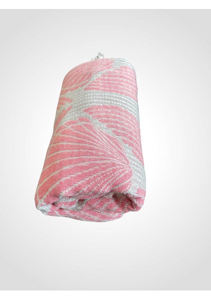 Kavak Ağacı Lifinden El Dokuması Midye Desen, Jakarlı, Premium Kalite, Peştemal, Plaj Havlusu, Pareo modelleri
