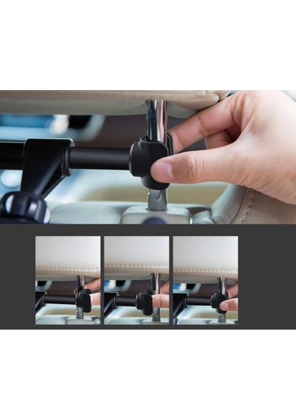 Backseat Araç Arka Koltuk 12.9 Inch Tablet Tutucu Araç Telefon Tablet Tutucu 360 Döner Başlık