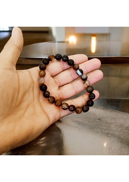 Akik Bileklik Doğal Taş Bileklik Gerçek Hakiki Akik Taşı Bileklik 8mm fiyatları