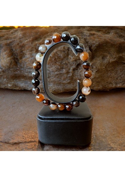 Akik Bileklik Doğal Taş Bileklik Gerçek Hakiki Akik Taşı Bileklik 8mm modelleri