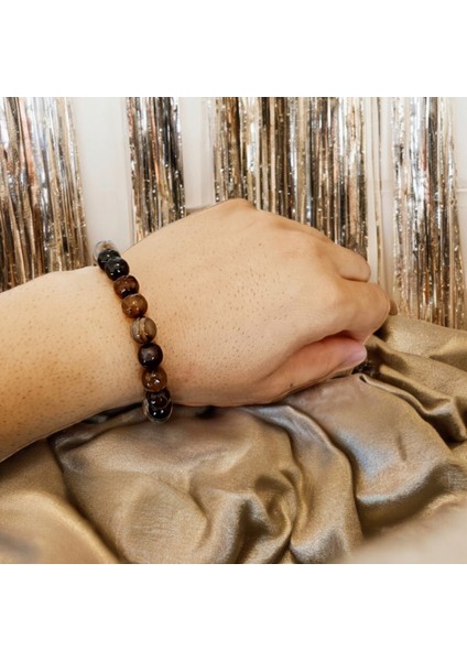 Akik Bileklik Doğal Taş Bileklik Gerçek Hakiki Akik Taşı Bileklik 8mm indirimleri