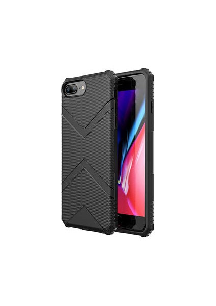 iPhone 8 Plus Kılıf Ultra Koruma Sağlayan Hank Silikon Kapak