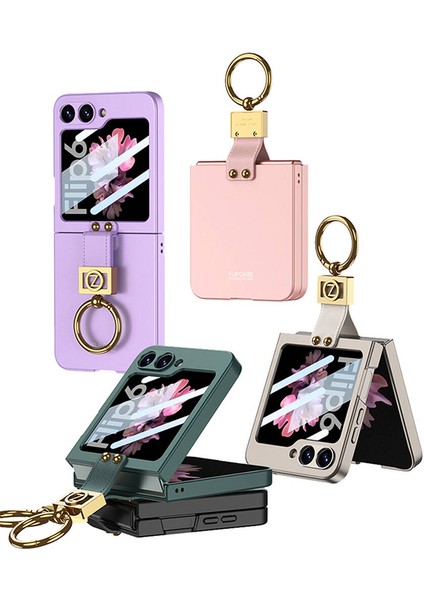 Galaxy Z Flip 6 Çift Parça Z Harfli Yüzüklü Koruyucu Kılıf fırsatları