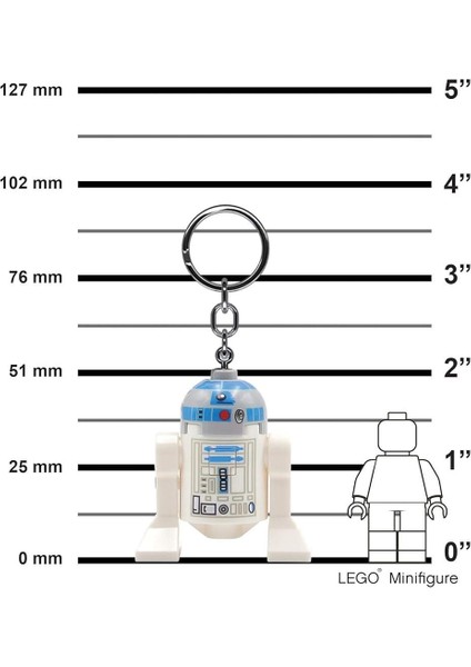Star Wars KE21H R2-D2 LED Key Chain