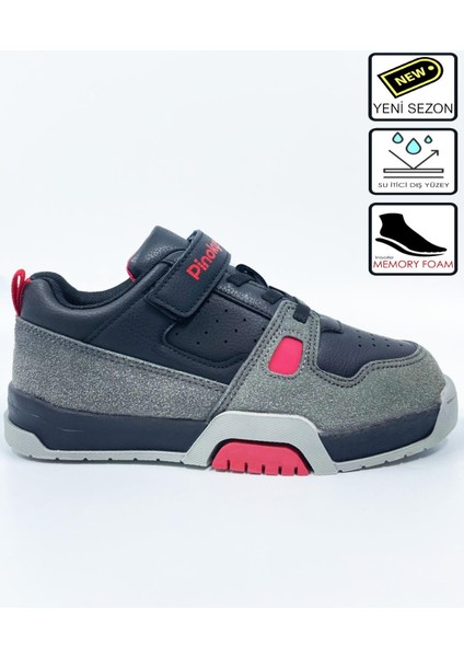 Pinokyo Havana Sneaker Günlük Erkek Çocuk Spor Ayakkabı Siyah