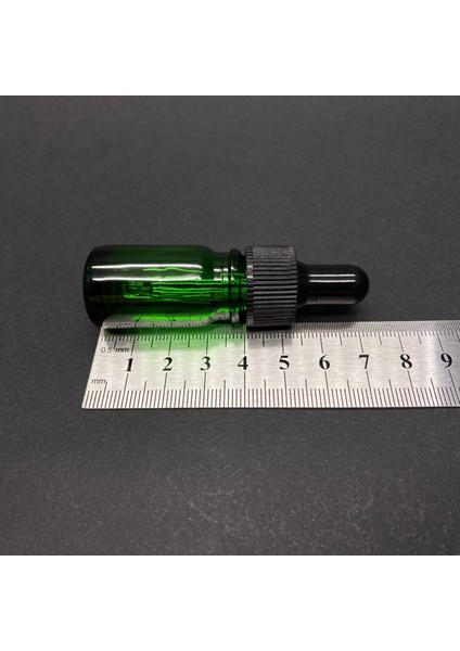 5ml Yeşil Cam Damlalıklı Şişe , Siyah Plastik Kapak , 5 cc Yeşil Cam Damlalıklı Şişe x 6 Adet modelleri